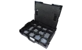 Assortiment spaanplaatschroeven torx verzinkt in L-Boxx 1200 delig