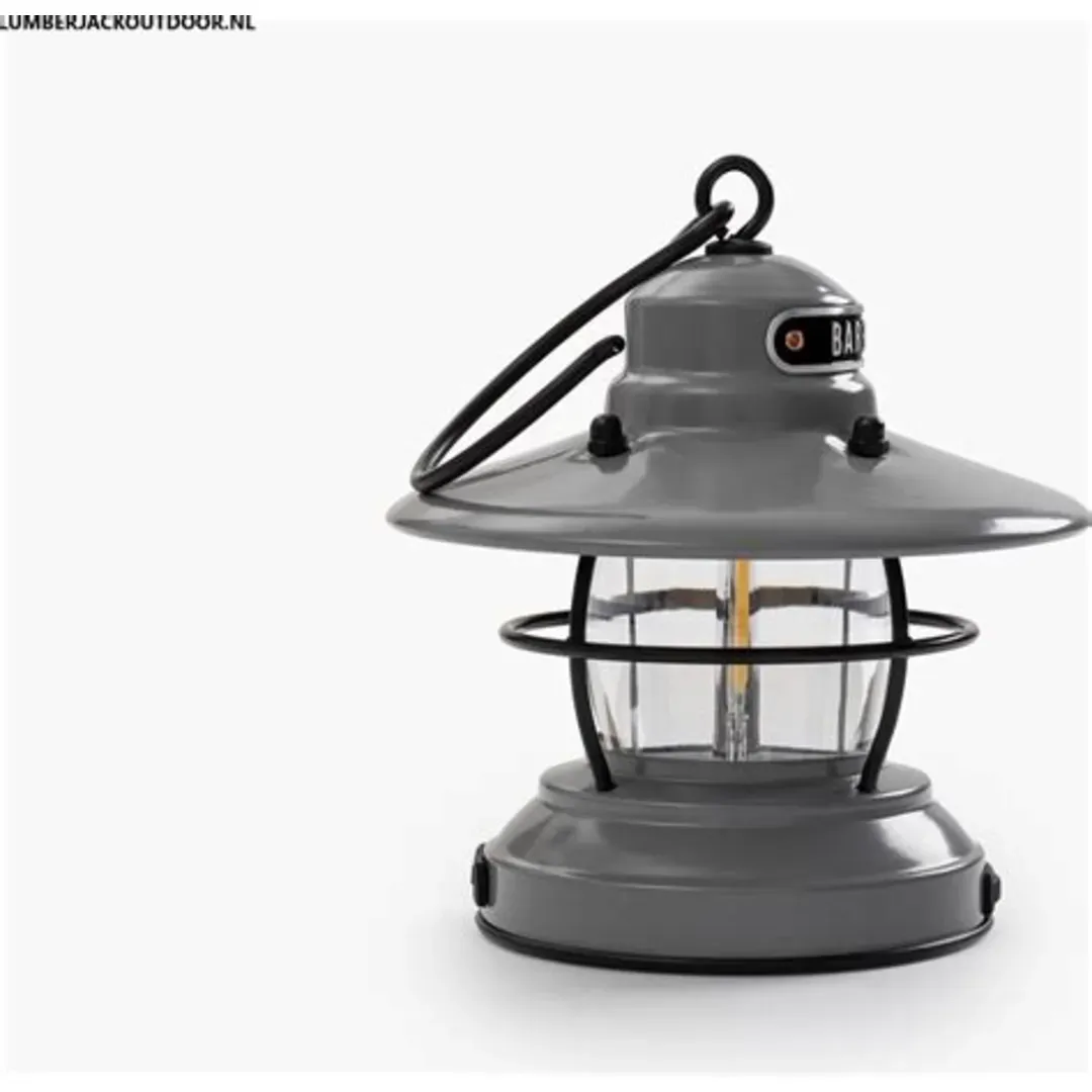 BAREBONES MINI EDISON LANTERN GREY  2AA/USB