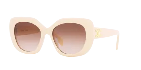 Celine CL40226U L (55 - 19)  with Bruin lenses and Beige frame