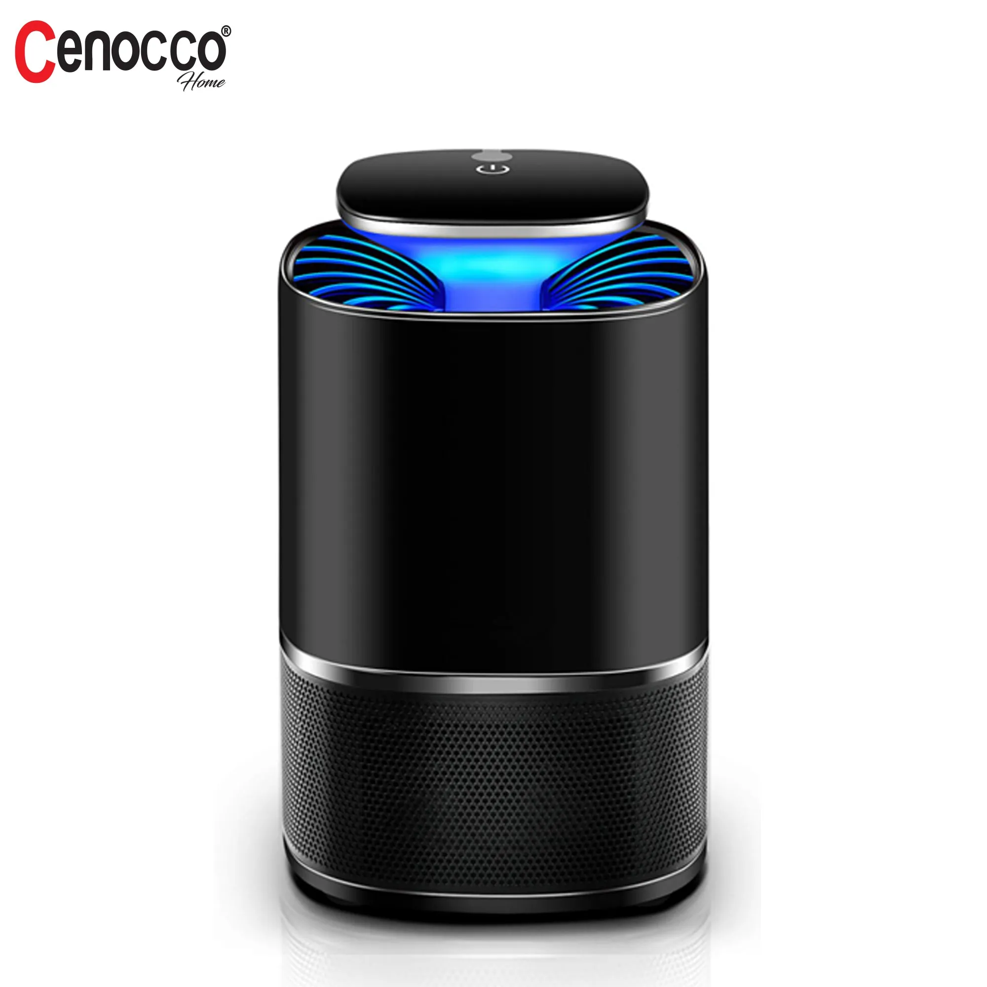 CENOCCO HOME CENOCCO USBAANGEDREVEN MUGGENMOORDENAARLAMP ZWART