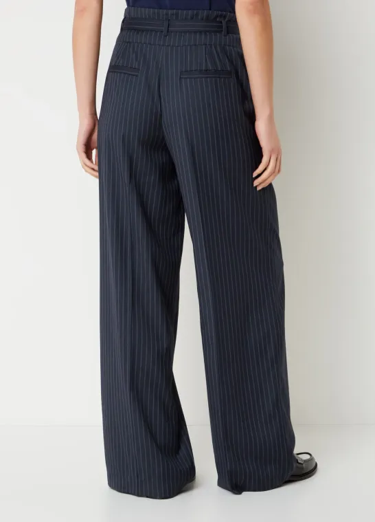 Co'Couture BlueCC Long Pin Pant Navy
