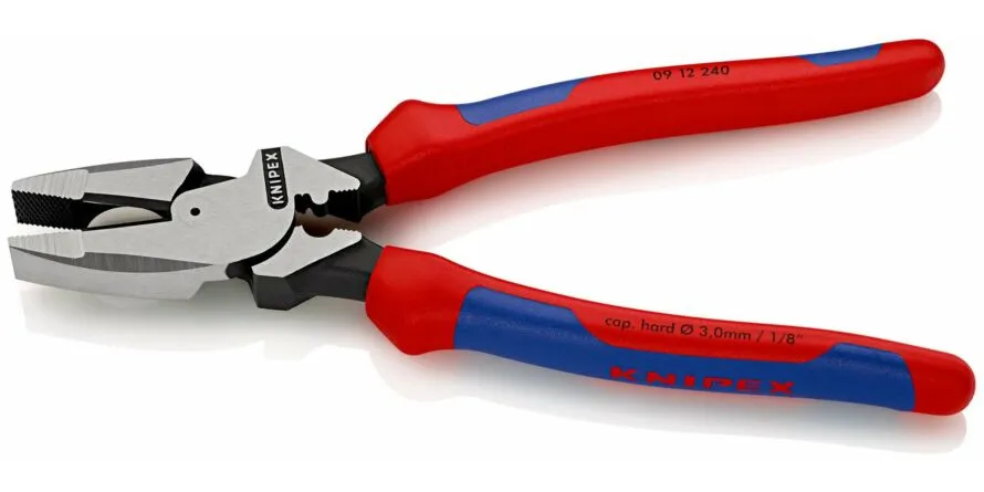 COMBINATIETANG "LEEMAN'S PLIERS" MET MEERCOMPONENTENHULZEN, KABELINTREKHULP, ZWART GEATRAMENTEERD, 240 MM (SB CA