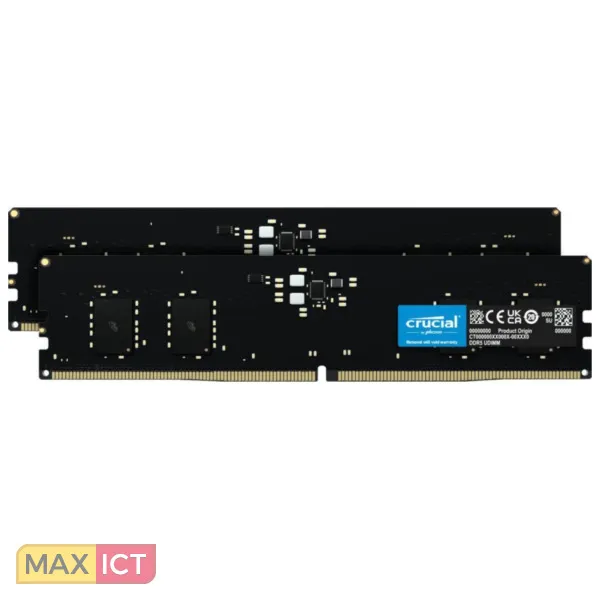 Crucial CT8G48C40U5 geheugenmodule 8 GB 1 x 8 GB DDR5 4800 MHz ECC