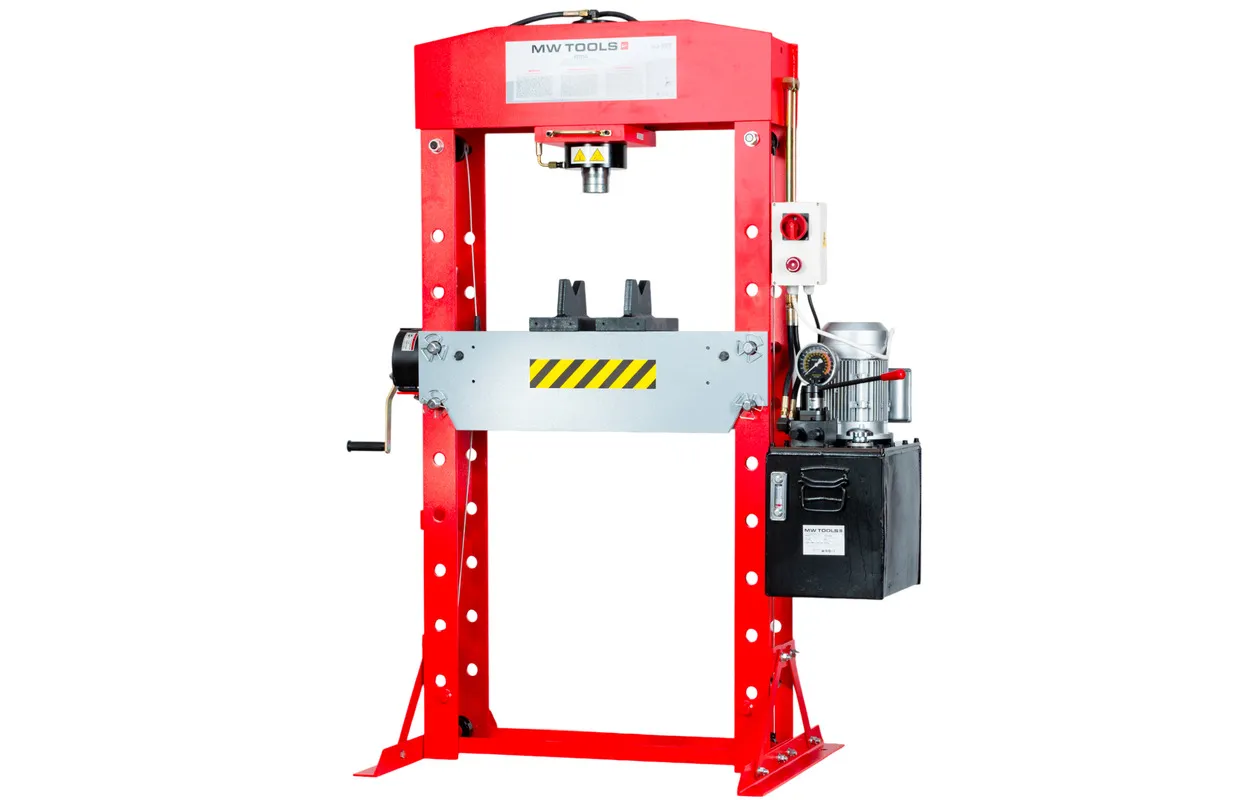 ELEKTROHYDRAULISCHE WERKPLAATSPERS 50T MOBIELE CILINDER MW TOOLS
