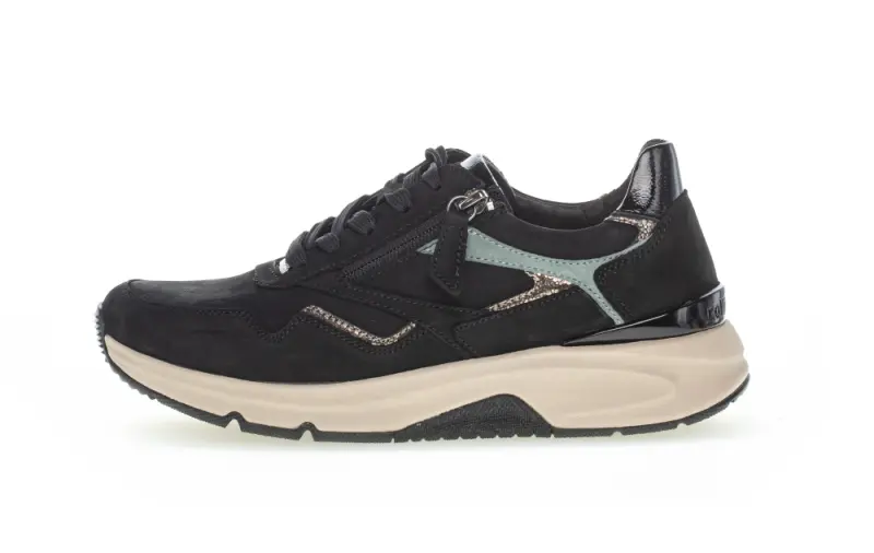 Gabor Rollingsoft Sneakers Zwart