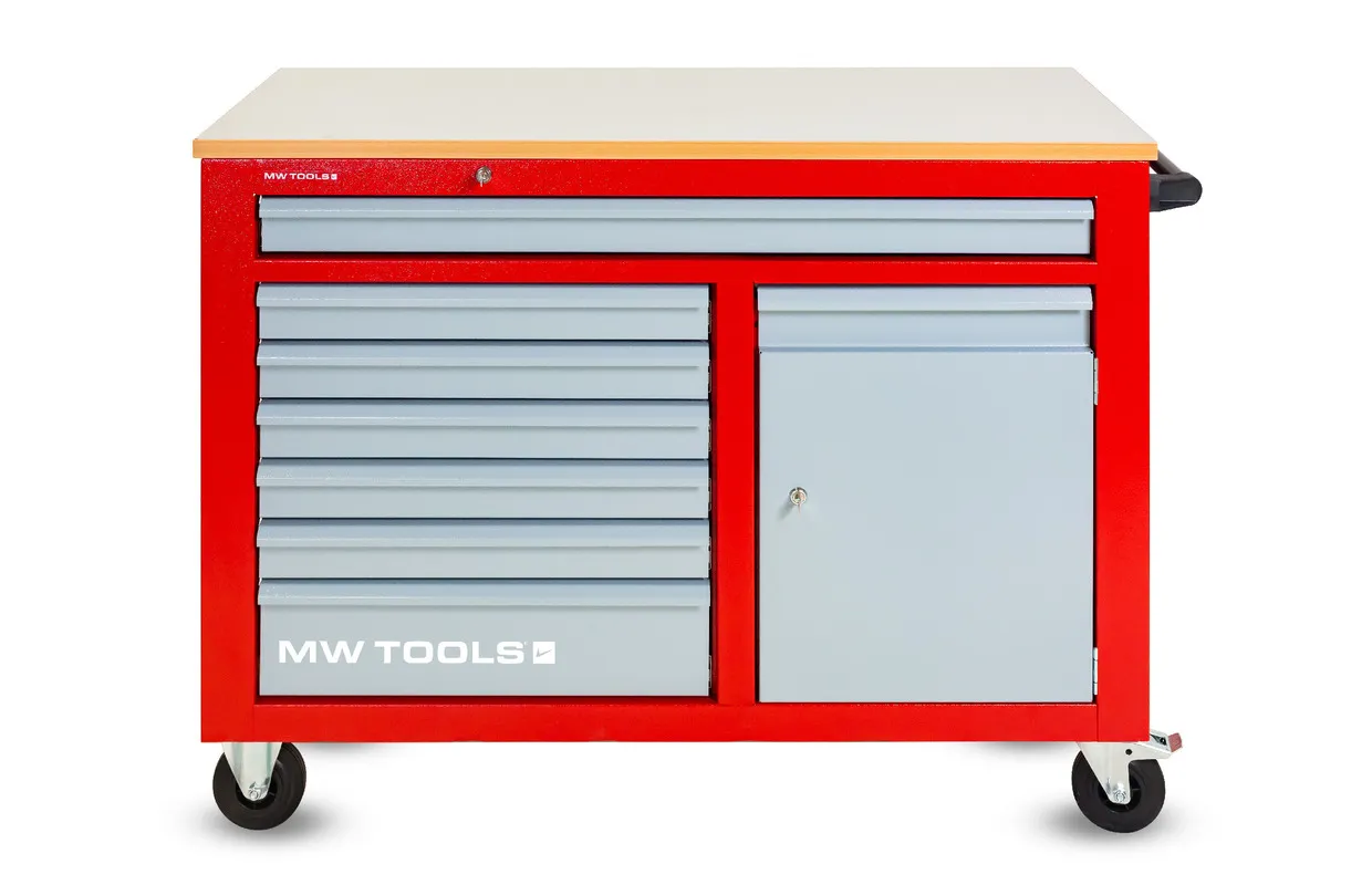 Gereedschapswagen 7 lade met 1 kast MW Tools