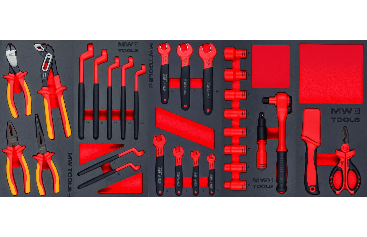 GEVULDE EXTRA BREDE GEREEDSCHAPSWAGEN MEGA EV XXL 782DELIG MW TOOLS