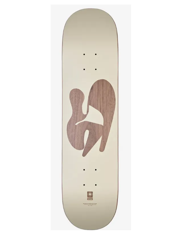 GLOBE EAMES SILOUHETTE DECK  PLYWOOD SCULPTURE 8.0"