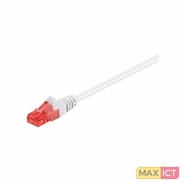 Goobay 68636 netwerkkabel Wit 3 m Cat6 U/UTP (UTP)