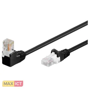 Goobay 94170 netwerkkabel Zwart 0,5 m Cat5e U/UTP (UTP)