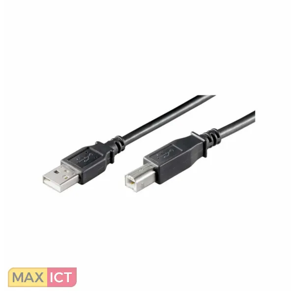 GOOBAY 96185 USBKABEL USB 2.0 1 M USB A USB B ZWART