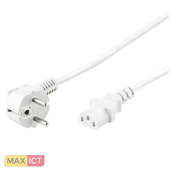 GOOBAY CEE 7/7  C 13 WIT 2,5 M CEE7/7 C13 STEKKER