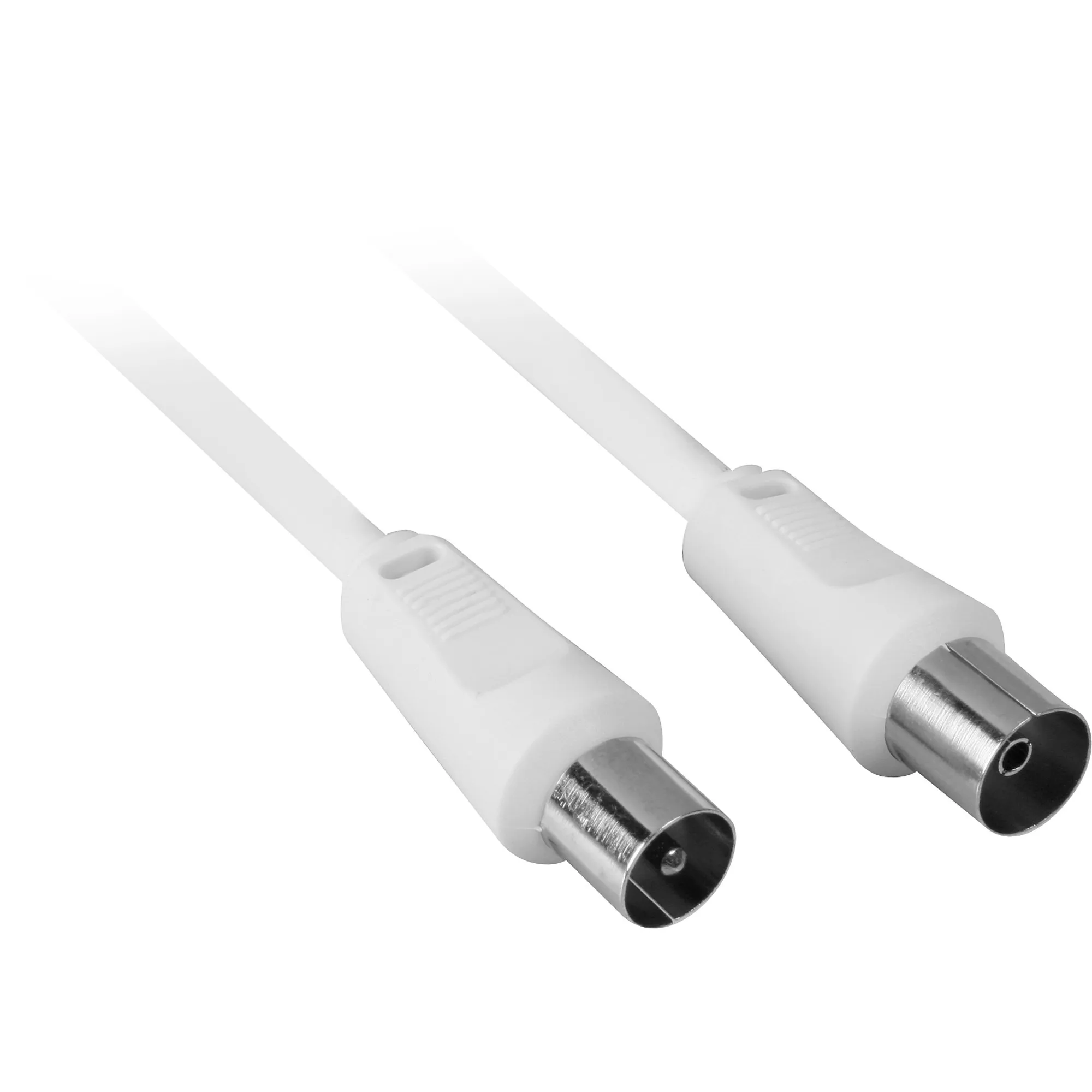 goobay Coax coax kabel (Wit, 10 meter)