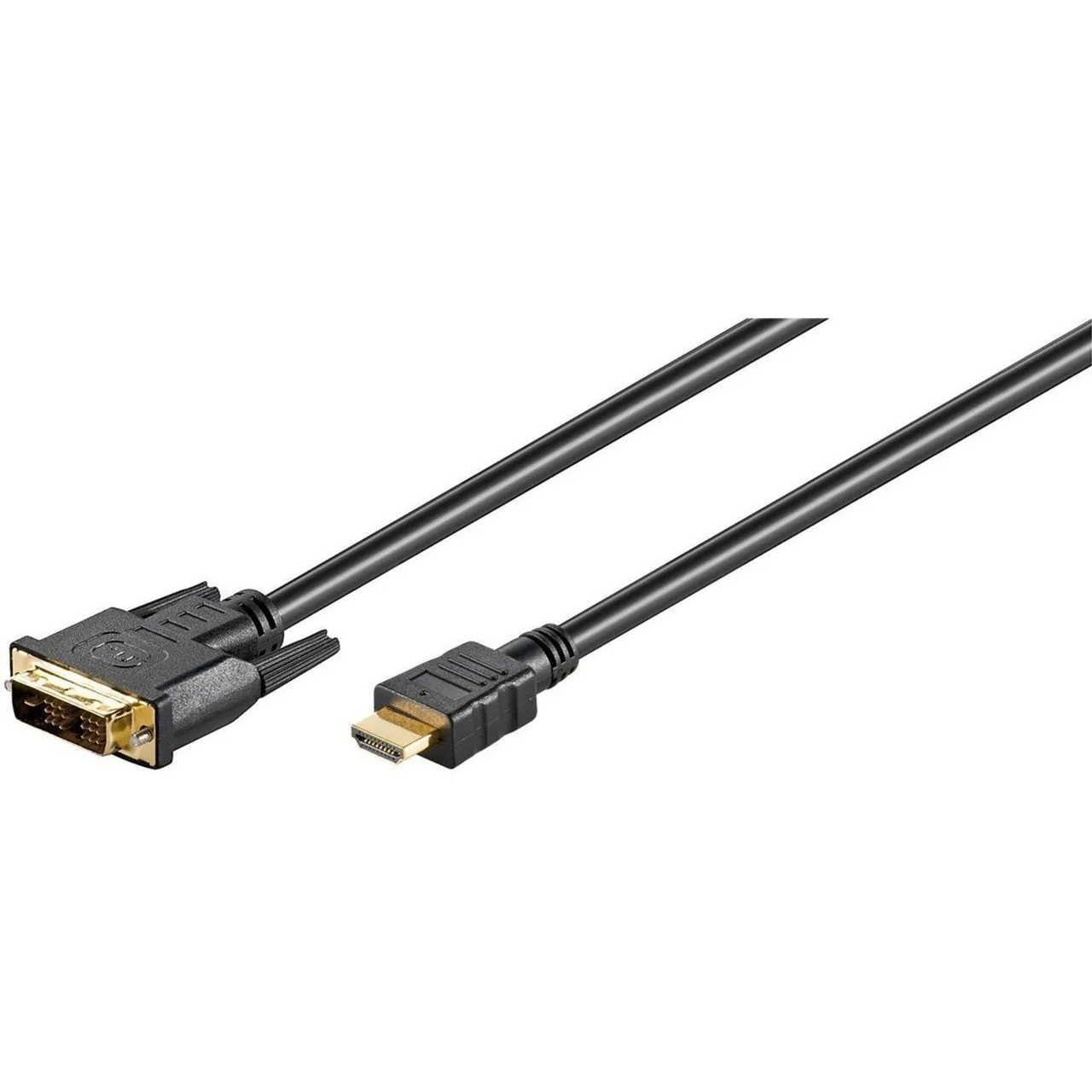 GOOBAY DVID > HDMI ADAPTER (ZWART, 1 METER)