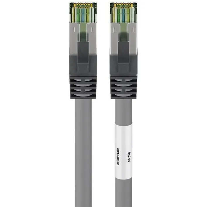goobay Patchkabel Cat.8.1 S/FTP (Grijs, 5 meter)