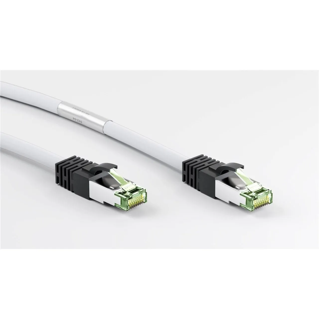 goobay Patchkabel Cat.8.1 S/FTP (Wit, 0,5 meter)