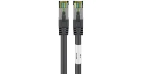 goobay Patchkabel Cat.8.1 S/FTP (Zwart, 3 meter)