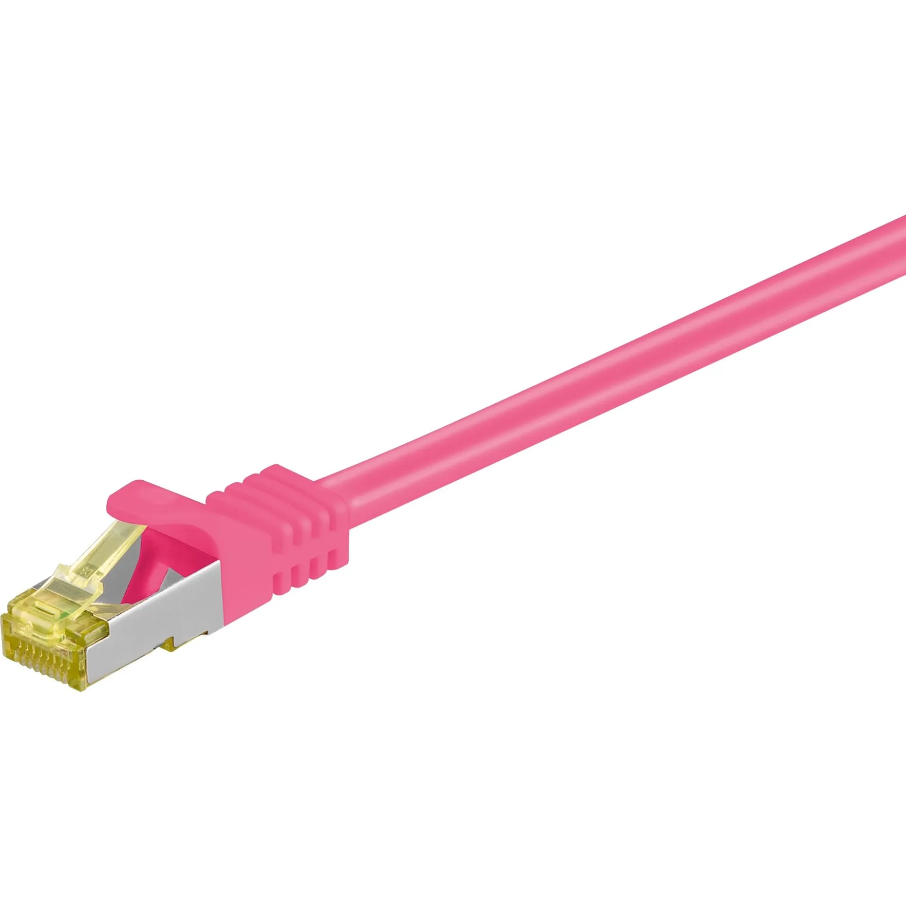 GOOBAY PATCHKABEL RJ45 CAT.6A S/FTP (PIMF), MET CAT.7 (PINK, 2 METER)