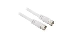 goobay SAT antennekabel (Wit, 2,5 meter)