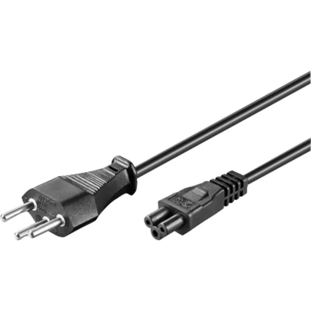 GOOBAY STROOMKABEL CH JC5 (ZWART, 1,8 METER)