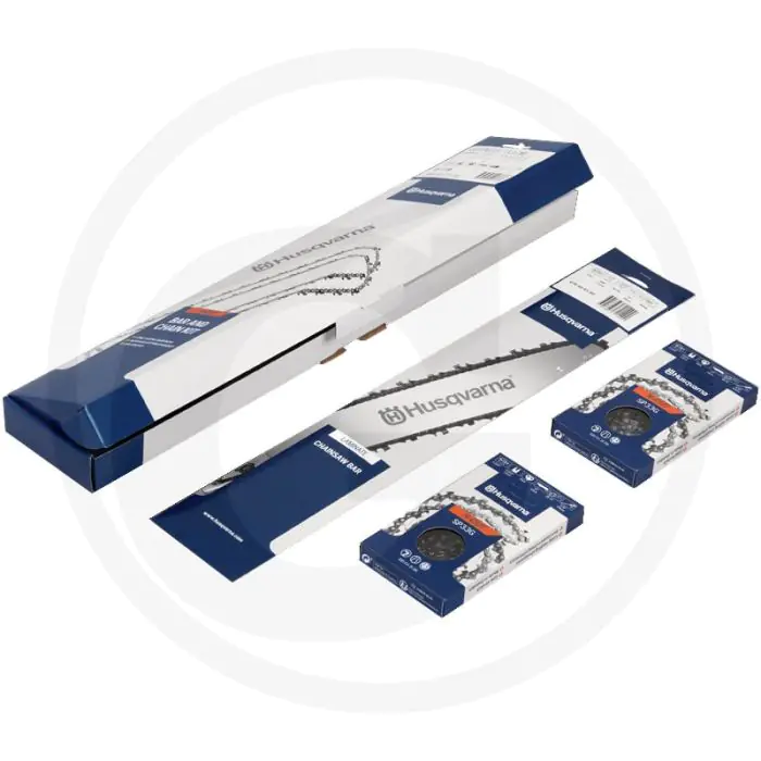 Husqvarna zaagketting + zaagblad 2+1 ronde zaagtand - steek: .325" - 45cm - hsm