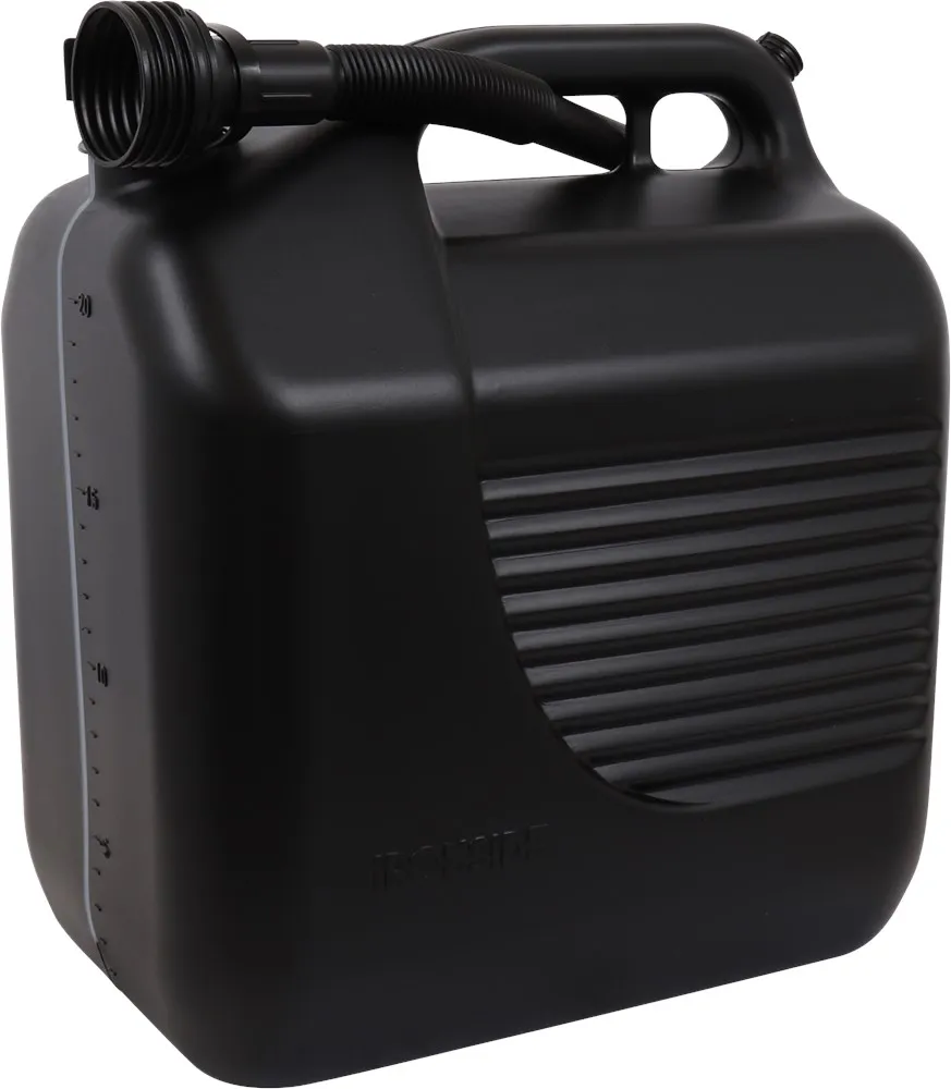 IRONSIDE JERRYCAN VOOR BRANDSTOF 20 LITER ZWART