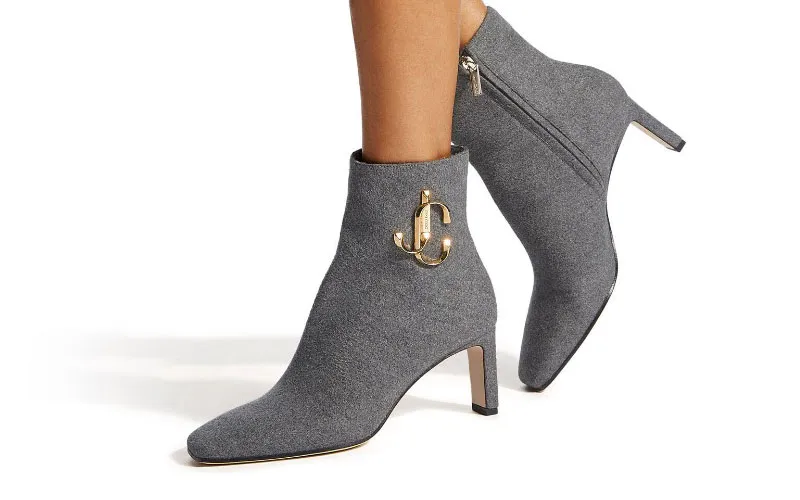 Jimmy Choo Minori Enkellaars Grijs