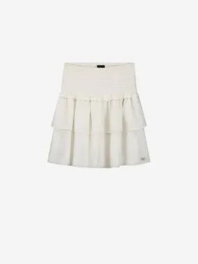 NIK&NIK rok Kingston offwhite Wit Meisjes Polyester Effen 128