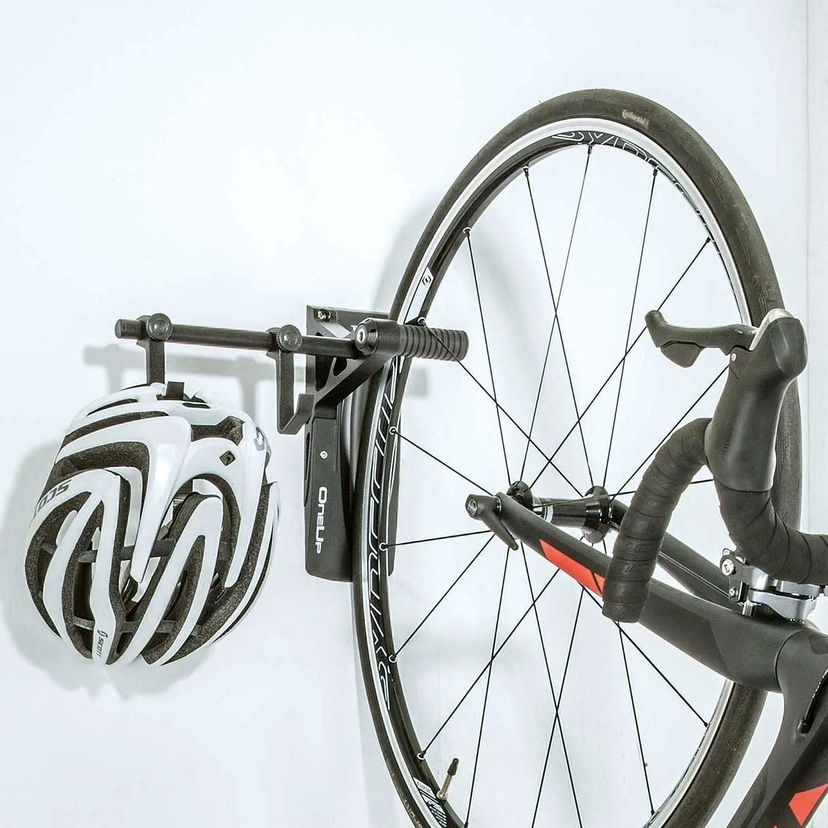ONEUP FIETSHOUDER MUURBEVESTIGING  ZWART