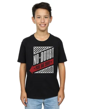 Ongetwijfeld jongens Raceway Logo T-Shirt