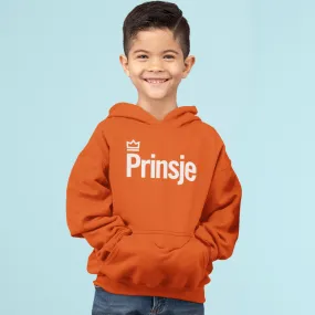 Oranje EK WK & Koningsdag Hoodie Kind Prinsje
