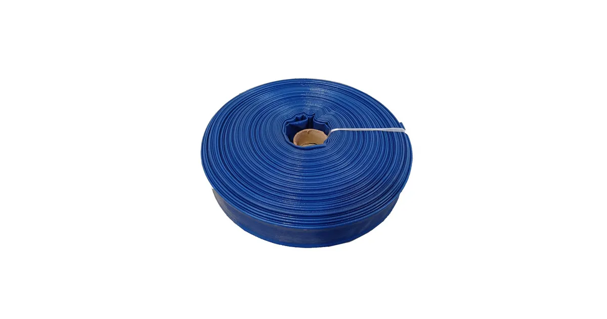 Platte afgifteslang PVC 76mm (3") lengte 50m MW Tools