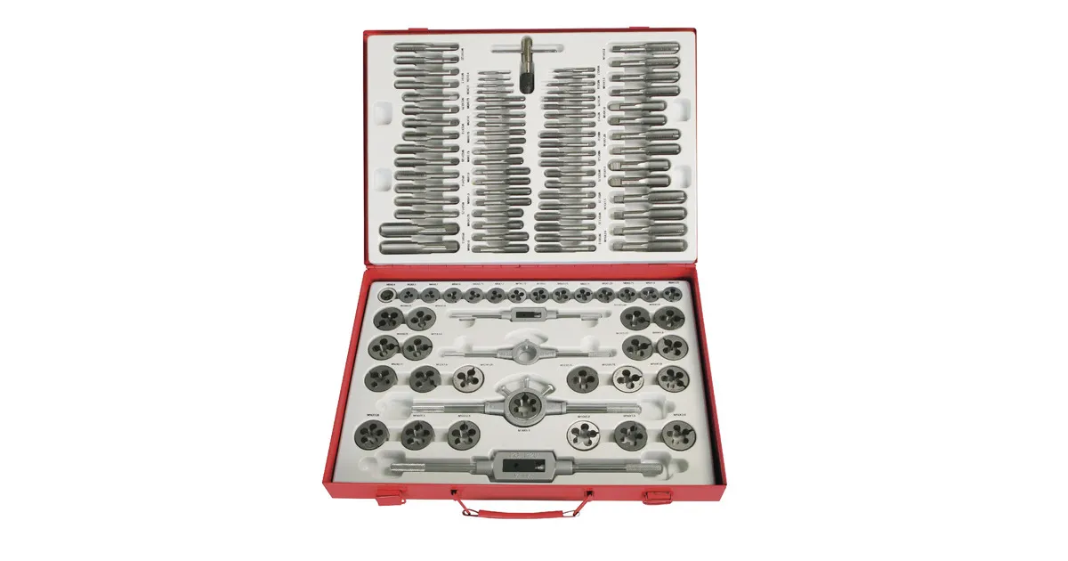 PROFESSIONELE 110DLG TAP EN SNIJPLATEN SET M2M18 MW TOOLS