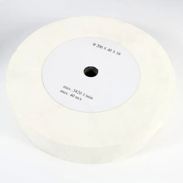 SCHEPPACH SLIJPSCHIJF O200X40MM  K100 | WIT