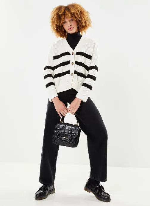      SELECTED FEMME SLFBLOOMIE LS KNIT VNECK CARDIGAN NOOS  WIT   