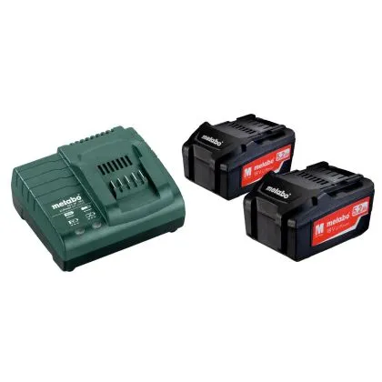 SET (2) BATTERIJEN  METABO 18 V 5,2 AH LIION