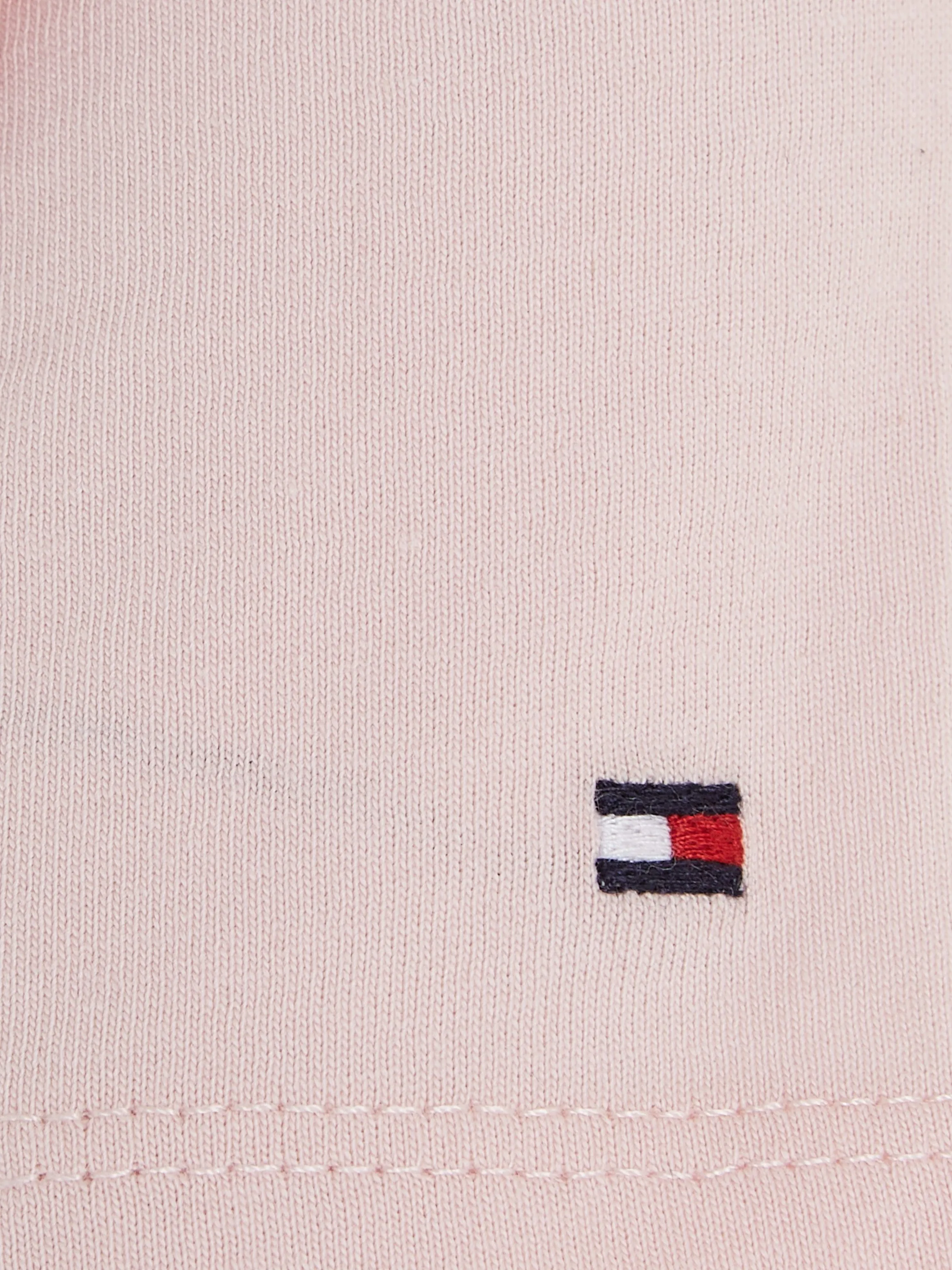 TOMMY HILFIGER SHIRT MET KORTE MOUWEN ESSENTIAL TEE S/S MET TOMMY HILFIGER LOGOOPSCHRIFT (1DELIG)