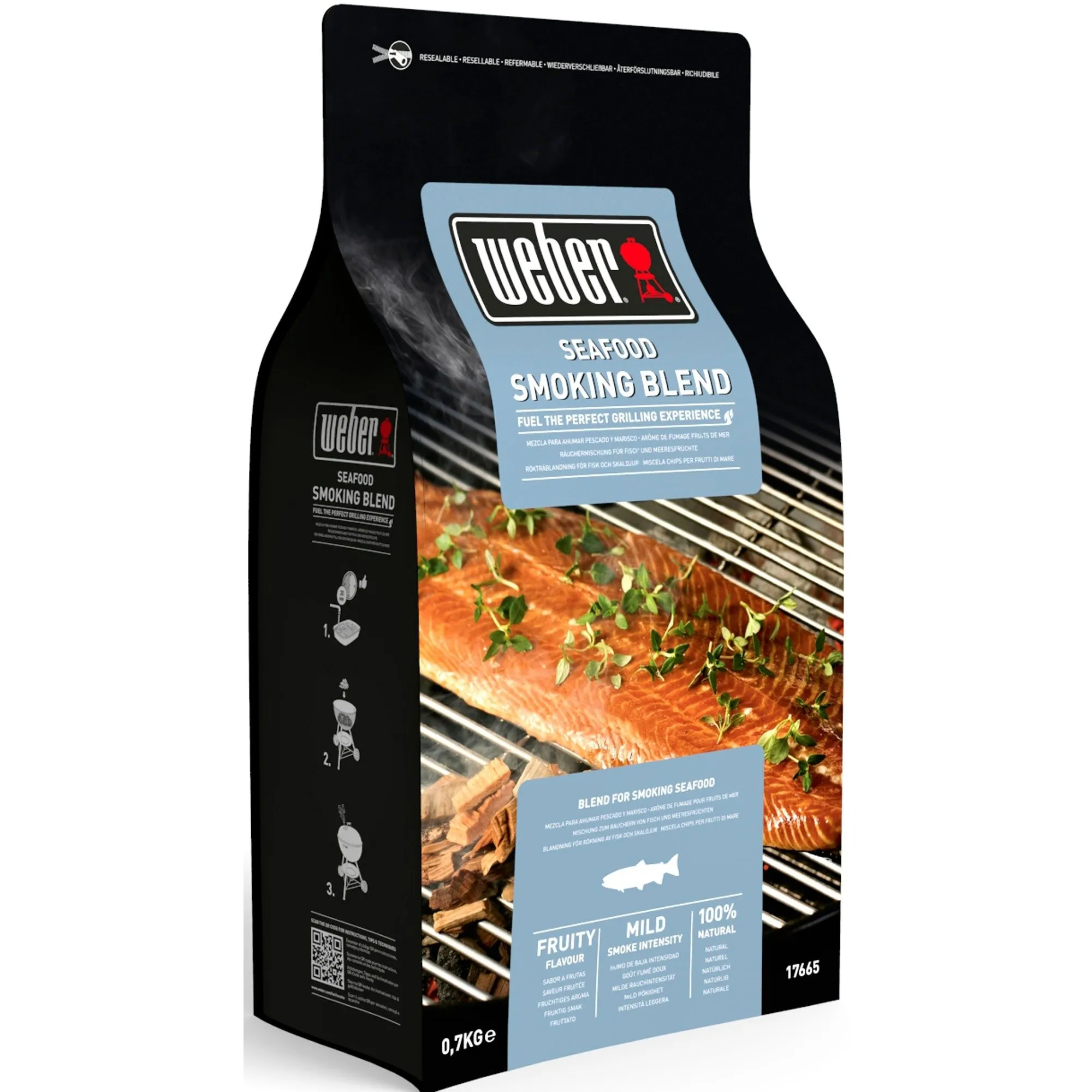 Weber Houtsnippermix, Seafood rookchips (700 g)