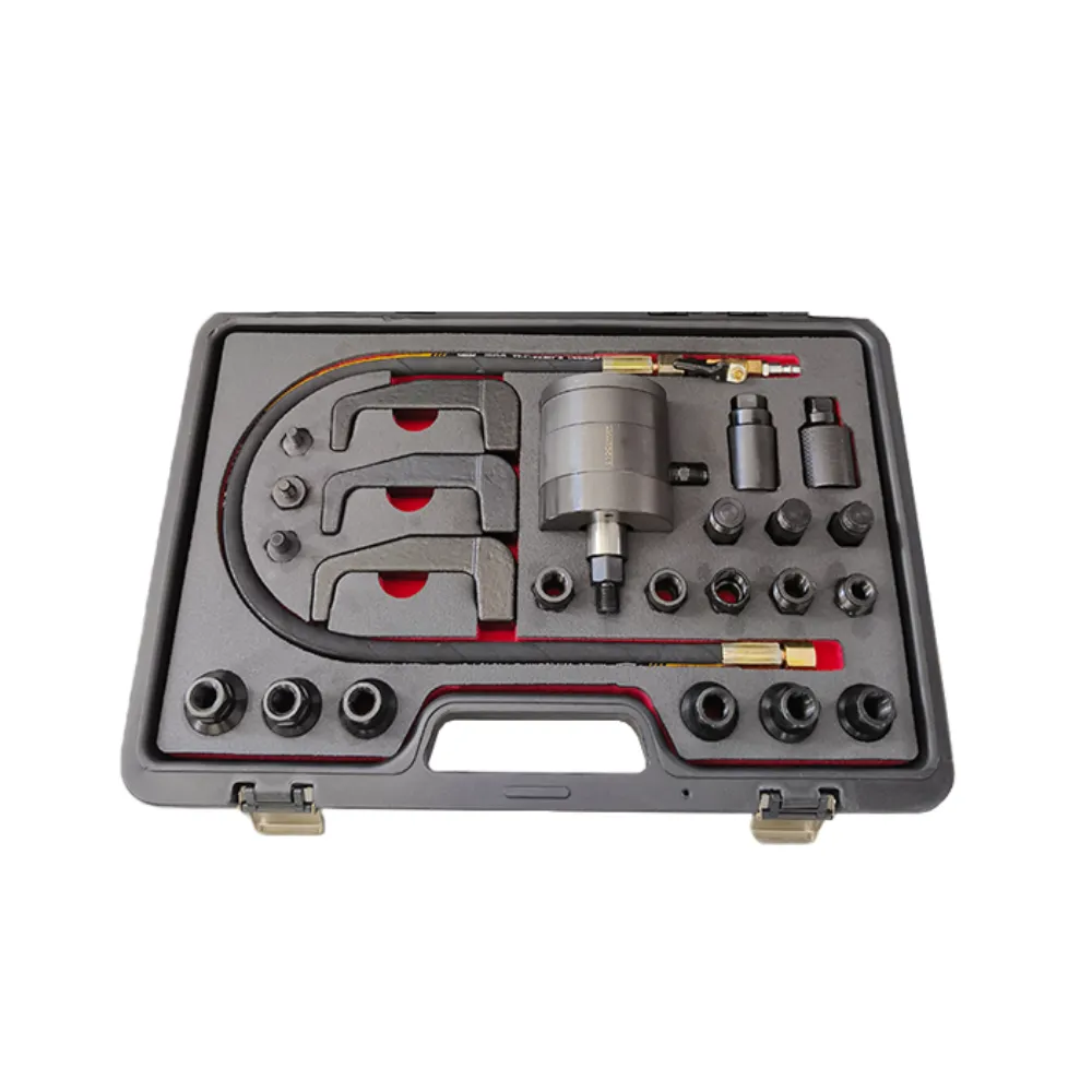 WT3334 WEBER TOOLS PNEUMATISCHE DIESEL INJECTOR SLAGTREKKER SET MET ZIJBEUGELS VOOR EENVOUDIG VERWIJDEREN VAN VASTZITTENDE INJE
