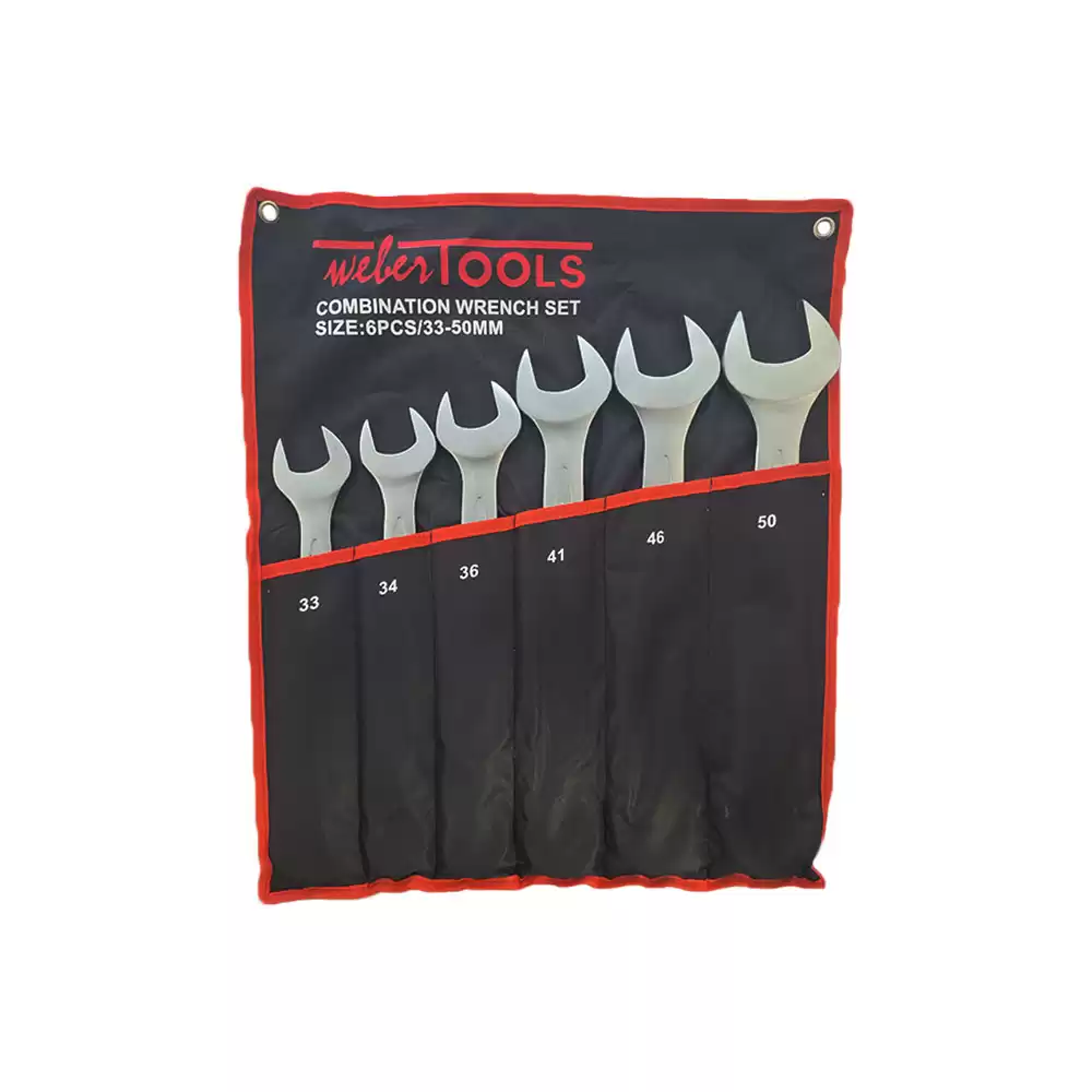 WT-5052 WEBER TOOLS Steekringsleutel set  33, 34, 36, 41, 46 & 50mm